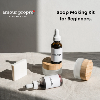 Amour Propre Cold Process Soap Making Kit | Create Your Own Luxurious Botanical Soap Bars!