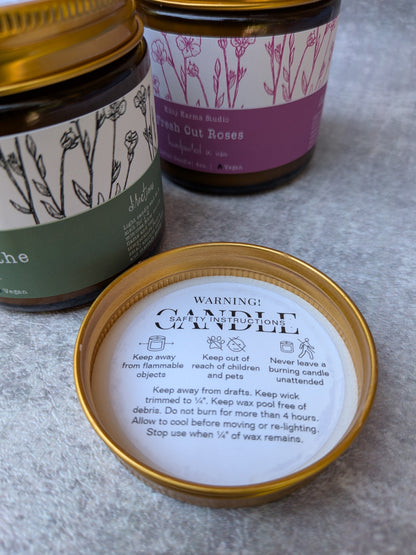 Aromatherapy Lavender Massage Lotion Candle