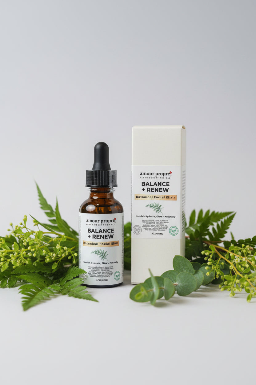 Balance + Renew Face Oil: 
Botanical Facial Oil for Radiant, Healthy-Looking Skin
