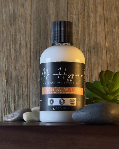Sandalwood Beard Wash & Conditioner – No More Itch, No More Dry