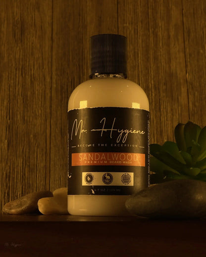 Sandalwood Beard Wash & Conditioner – No More Itch, No More Dry