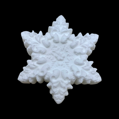 10 Snowflake Soaps