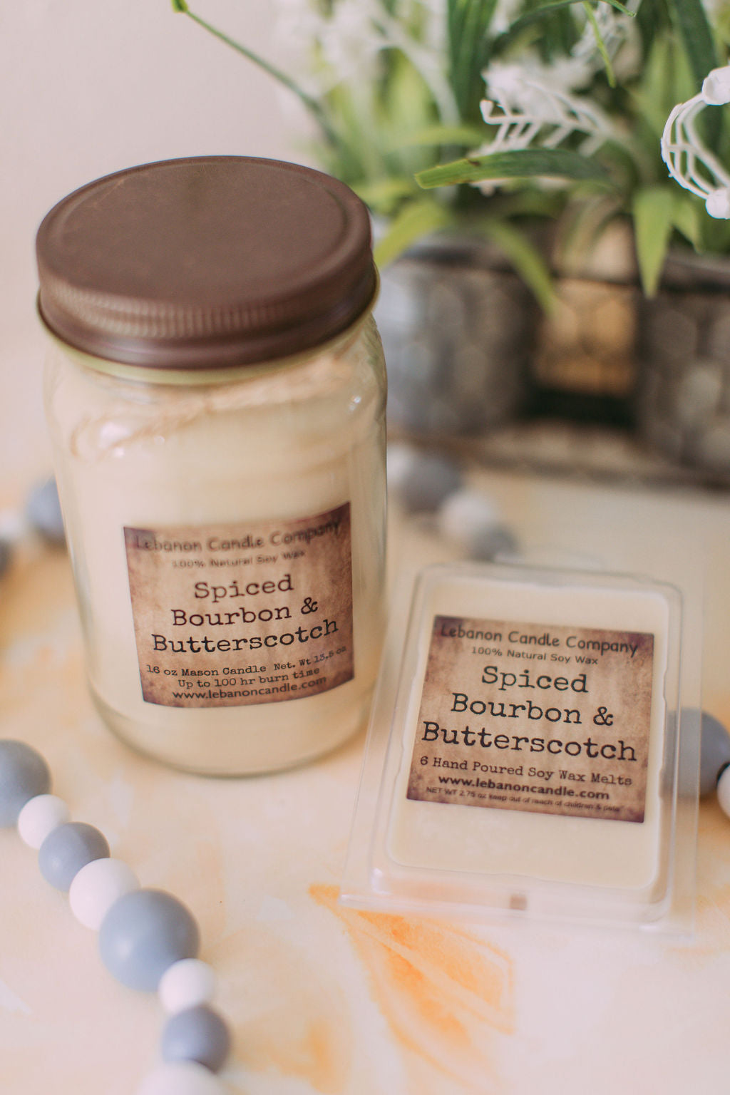 Spiced Bourbon & Butterscotch Candle