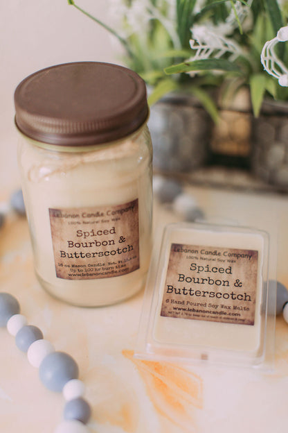 Spiced Bourbon & Butterscotch Candle