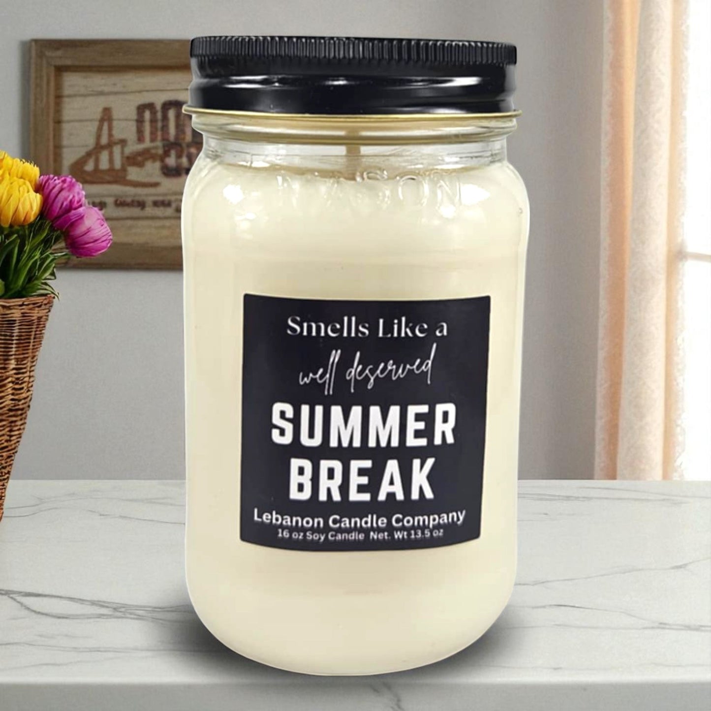 Well Deserved Summer Break Funny Teacher Candle