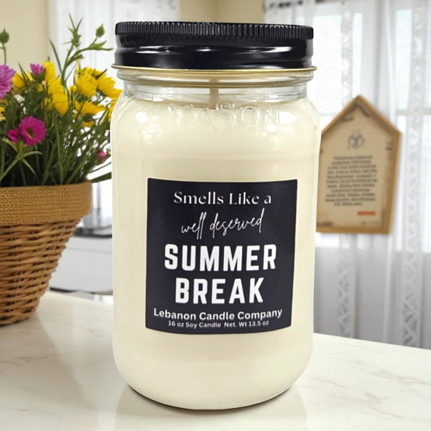 Well Deserved Summer Break Funny Teacher Candle