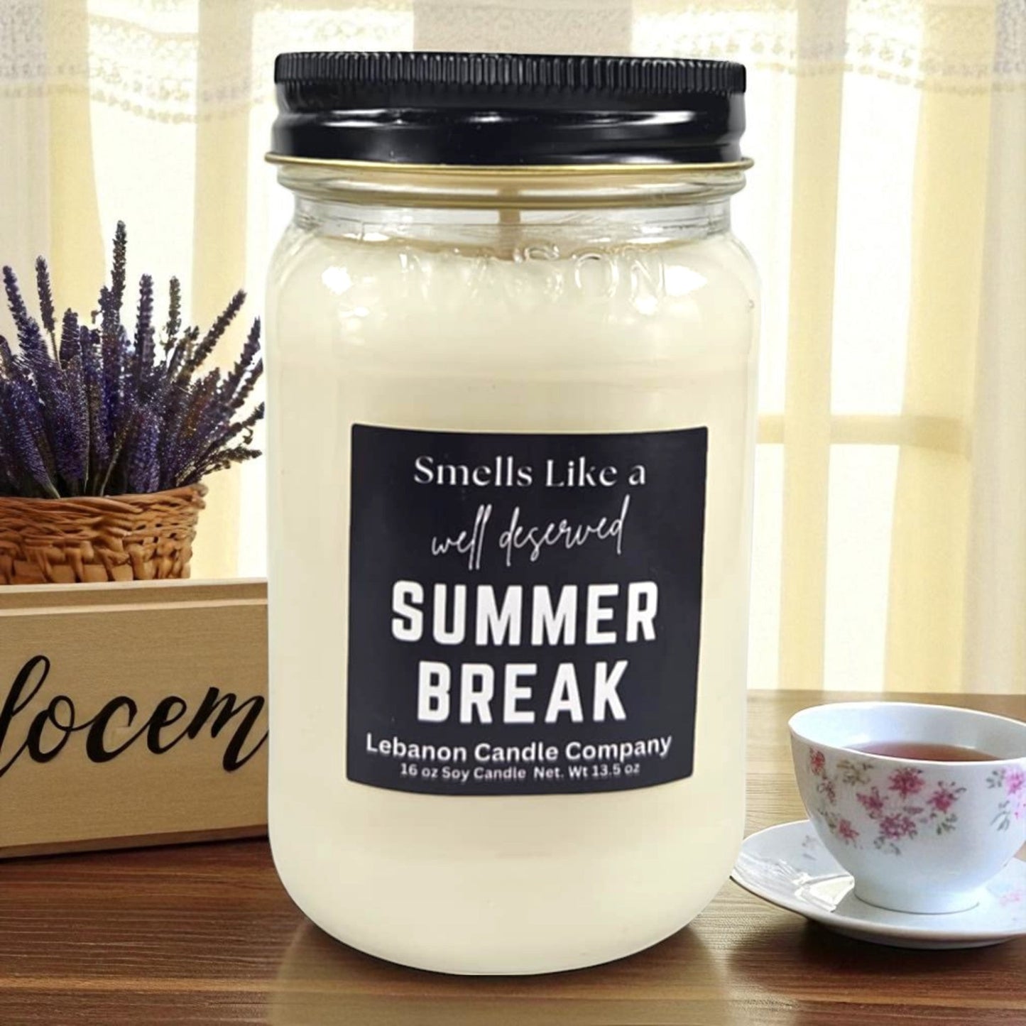 Well Deserved Summer Break Funny Teacher Candle