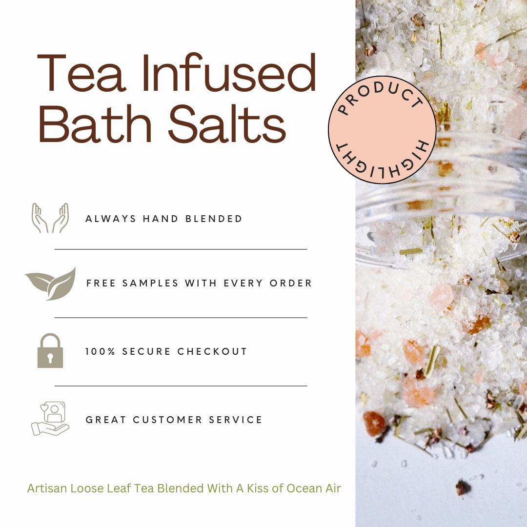 Woodland Beach Tea-Infused Bath Salts