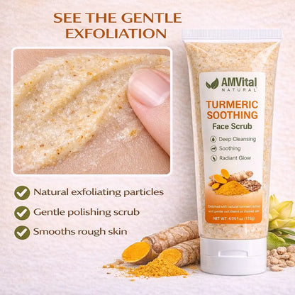 AMVital Turmeric Soothing Face Scrub