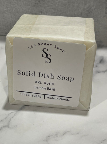 XXL Solid Dish Soap Bar